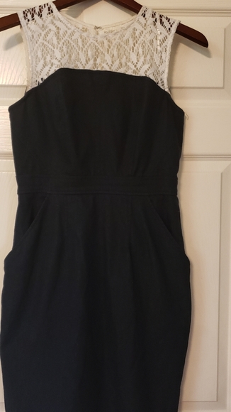 Dresses & Skirts - Lace with Denim Denim Dress